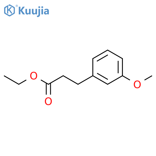 Ethyl 3-(3-methoxyphenyl)propanoate structure