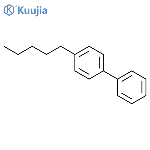 4-N-Pentylbiphenyl structure