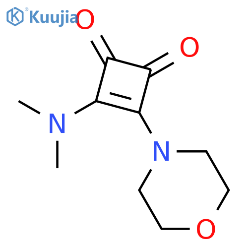 3-Cyclobutene-1,2-dione, 3-(dimethylamino)-4-(4-morpholinyl)- structure