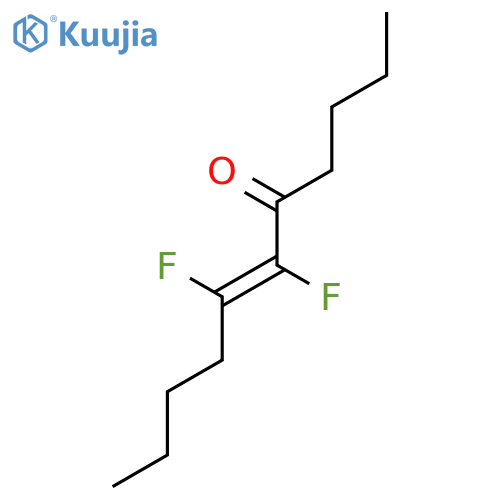 6-Undecen-5-one, 6,7-difluoro-, (E)- structure