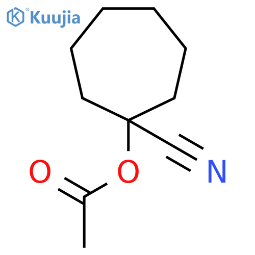1-Cyanocycloheptyl acetate structure