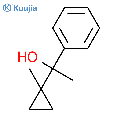 Benzenemethanol, a-methyl-a-(1-methylcyclopropyl)- structure