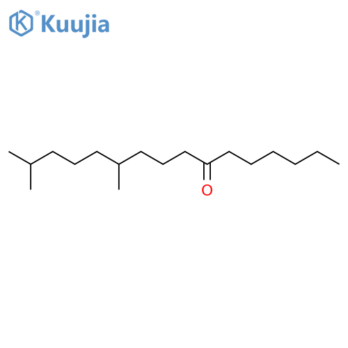11,15-Dimethylhexadecan-7-one structure