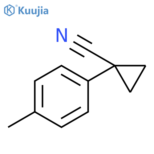 1-(4-Methylphenyl)-1-cyclopropanecarbonitrile structure