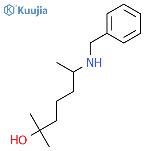 6-Benzylamino-2-Methyl-Heptan-2-Ol structure