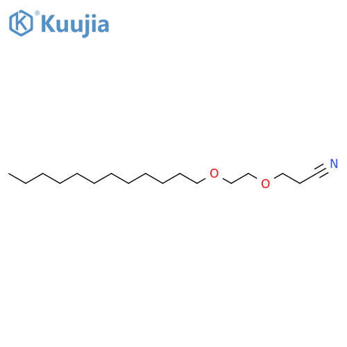 Propanenitrile,3-[2-(dodecyloxy)ethoxy]- structure