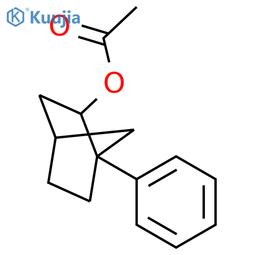 Bicyclo[2.2.1]heptan-2-ol,1-phenyl-, 2-acetate structure