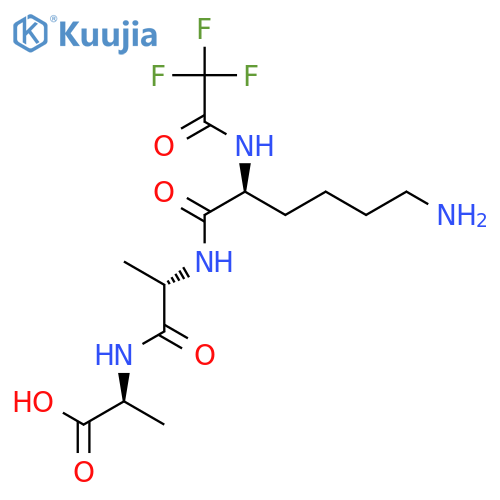 L-Alanine, N-[N-[N2-(trifluoroacetyl)-L-lysyl]-L-alanyl]- structure