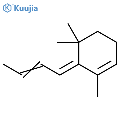 Cyclohexene, 6-(2-butenylidene)-1,5,5-trimethyl-, (E,Z)- structure