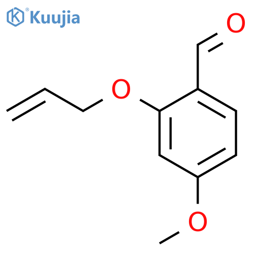 Benzaldehyde, 4-methoxy-2-(2-propenyloxy)- structure