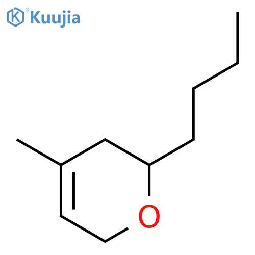 2H-PYRAN, 2-BUTYL-3,6-DIHYDRO-4-METHYL- structure