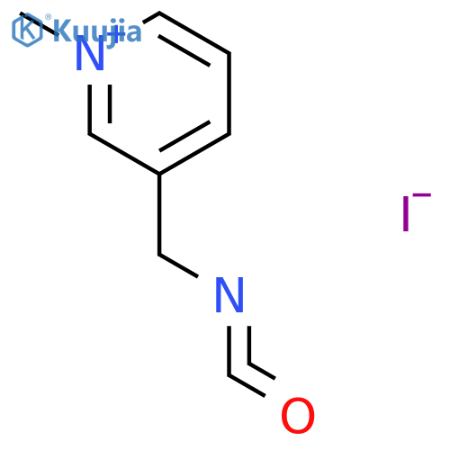 Pyridinium, 3-(isocyanatomethyl)-1-methyl-, iodide structure