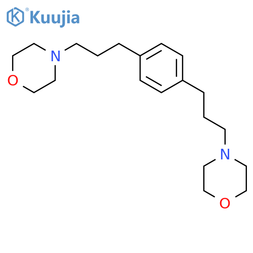 Morpholine,4,4'-(1,4-phenylenedi-3,1-propanediyl)bis- (9CI) structure