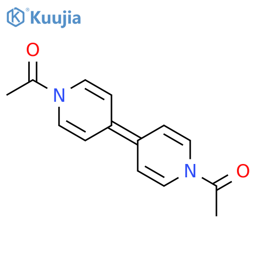 1-[4-(1-acetylpyridin-4-ylidene)pyridin-1-yl]ethanone structure