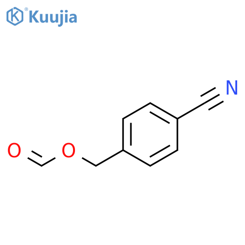 Benzonitrile, 4-[(formyloxy)methyl]- structure