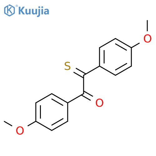 ETHANONE, BIS(4-METHOXYPHENYL)THIOXO- structure