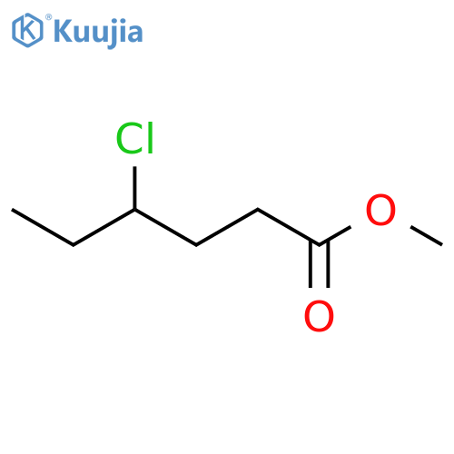 HEXANOIC ACID, 4-CHLORO-, METHYL ESTER structure