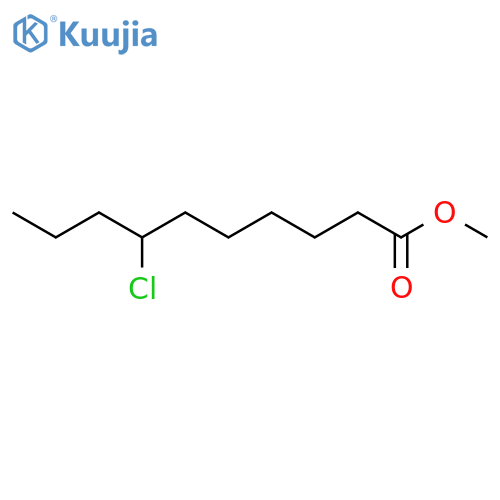 DECANOIC ACID, 7-CHLORO-, METHYL ESTER structure