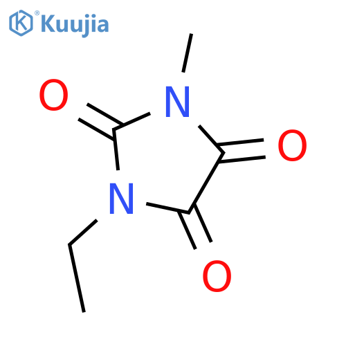Imidazolidinetrione, ethylmethyl- structure