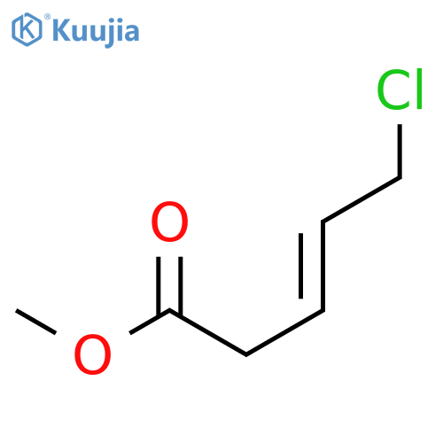 3-Pentenoic acid, 5-chloro-, methyl ester structure