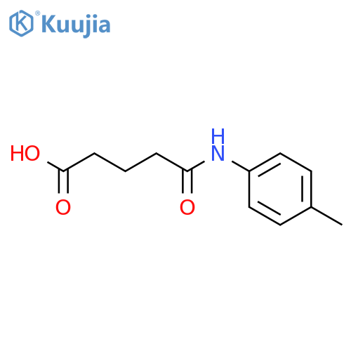 5-(4-Methylphenyl)amino-5-oxopentanoic acid structure