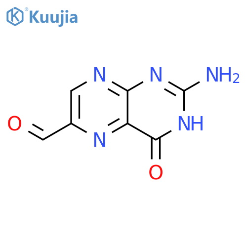 6-Pteridinecarboxaldehyde,2-amino-3,4-dihydro-4-oxo- structure