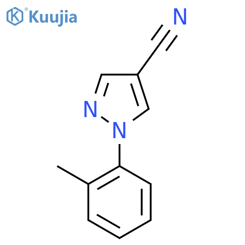 1-(o-Tolyl)-1H-pyrazole-4-carbonitrile structure