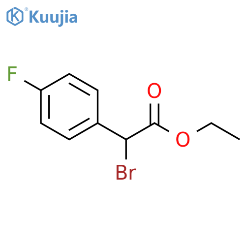 Ethyl 2-bromo-2-(4-fluorophenyl)acetate structure