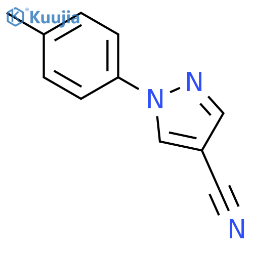 1-(p-Tolyl)-1H-pyrazole-4-carbonitrile structure