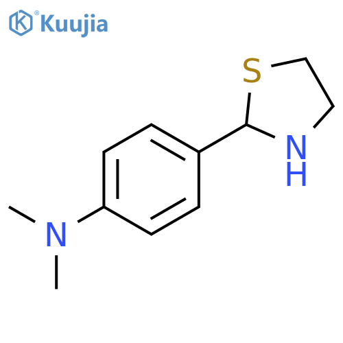 Dimethyl-(4-thiazolidin-2-yl-phenyl)-amine structure