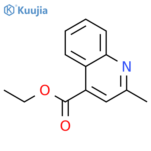 Ethyl2-methylquinoline-4-carboxylate structure