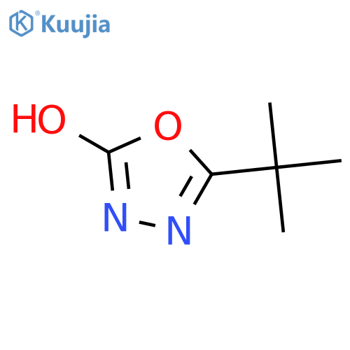 5-tert-Butyl-1,3,4-oxadiazol-2-ol structure