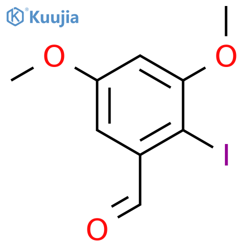 Benzaldehyde, 2-iodo-3,5-dimethoxy- structure