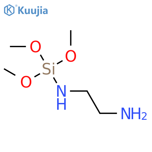1,2-Ethanediamine, N-(trimethoxysilyl)- structure