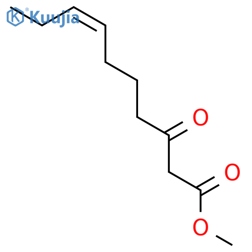 7-DECENOIC ACID, 3-OXO-, METHYL ESTER, (Z)- structure