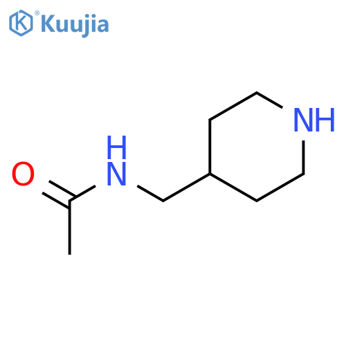 N-(Piperidin-4-ylmethyl)acetamide structure