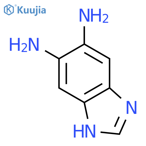 1H-1,3-benzodiazole-5,6-diamine structure