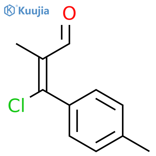 2-Propenal,3-chloro-2-methyl-3-(4-methylphenyl)- structure