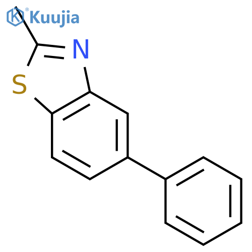 2-Methyl-5-phenylbenzothiazole structure