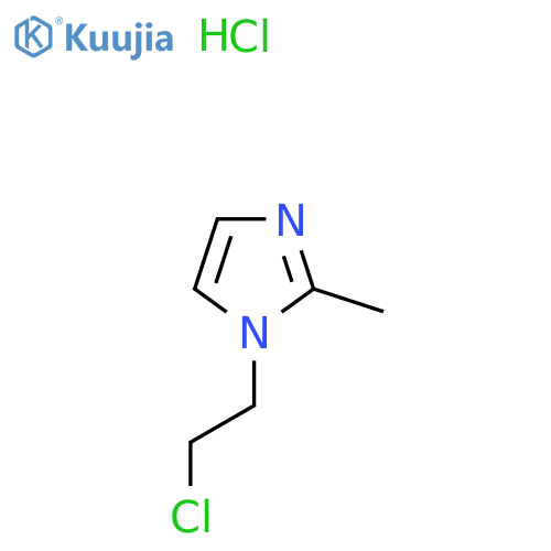1-(2-chloroethyl)-2-methyl-1H-imidazole hydrochloride structure