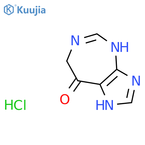 1H,4H,7H,8H-imidazo[4,5-d][1,3]diazepin-8-one hydrochloride structure