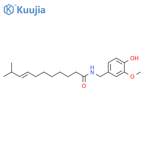8-Undecenamide, N-[(4-hydroxy-3-methoxyphenyl)methyl]-10-methyl-, (8E)- structure