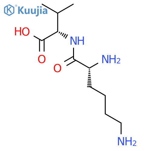 L-Valine, N-D-lysyl- structure