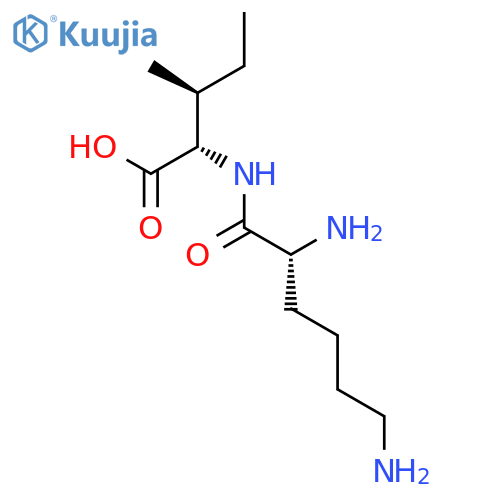 L-ISOLEUCINE, N-D-LYSYL- structure