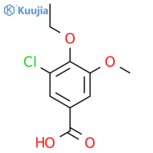 3-Chloro-4-ethoxy-5-methoxybenzoic Acid structure