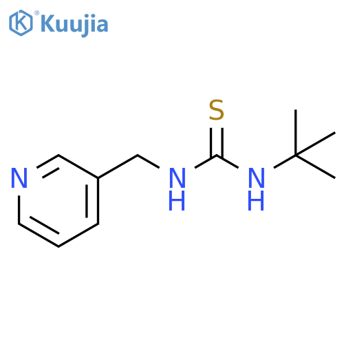 3-tert-butyl-1-[(pyridin-3-yl)methyl]thiourea structure