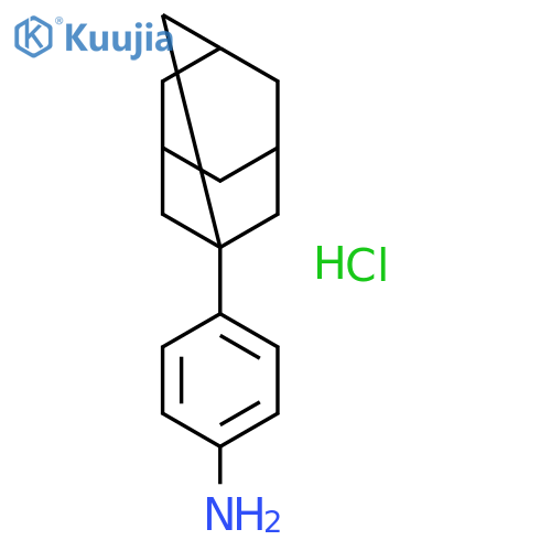 4-(adamantan-1-yl)aniline hydrochloride structure