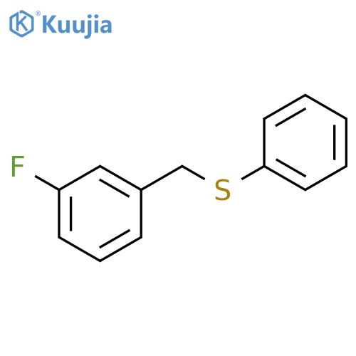 1-Fluoro-3-(phenylsulfanylmethyl)benzene structure