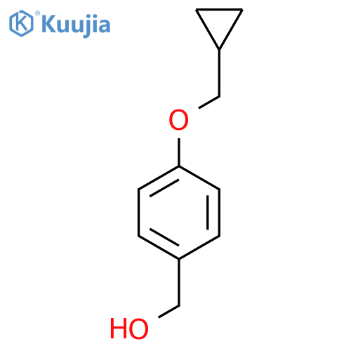 4-(cyclopropylmethoxy)phenylmethanol structure