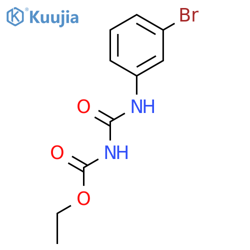 ethyl (3-bromophenyl)carbamoylcarbamate structure